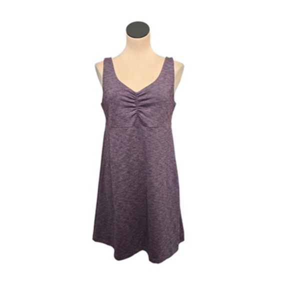 Kuhl Dress Womens Large Purple Sleeveless Tank Ruched A Line Casual Summer - Picture 1 of 10